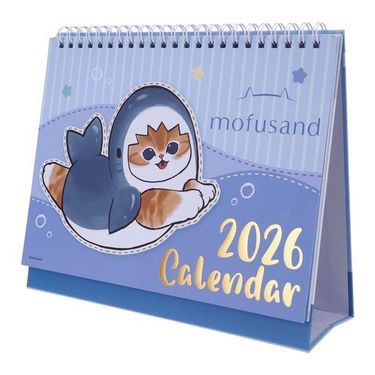 Mofusand 港版 2026 座檯月曆