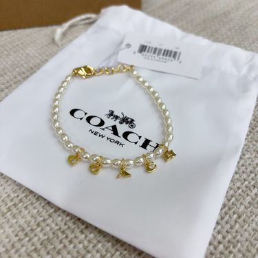 Coach珍珠手鏈