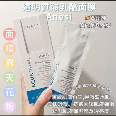 西班牙Anesi 透明質酸乳酪面膜20ml x10