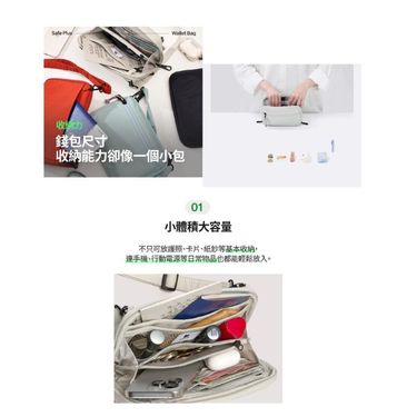 Branden防盜旅行Wallet Bag (4 colors)