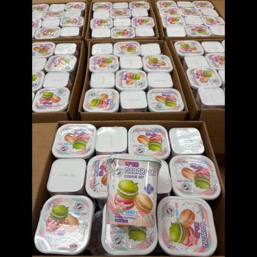韓國MACAROON COOKIE SET 馬卡龍曲奇80g (1套3盒)