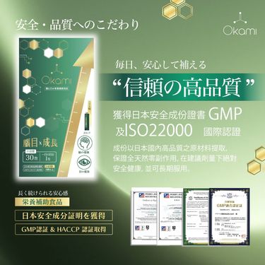 新品 OKAMI 大神腦目素  腦眼雙效啫喱