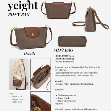 泰國 新款PONY TWENTY EIGHT WE-YA MINI(尼龍款)