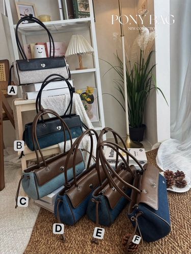 泰國人氣Pony Twentyeight最新款秋冬系列-SaNa Denim Bag