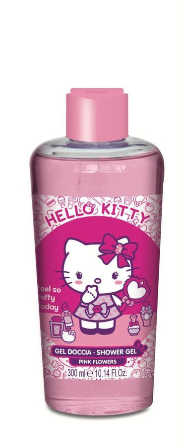 Hello Kitty粉紅花花洗髮／沐浴系列（一套三支）