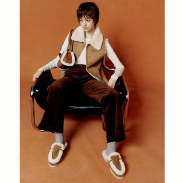 澳洲Ozlana UGG Log Reversible Shearling Vest OZ8004