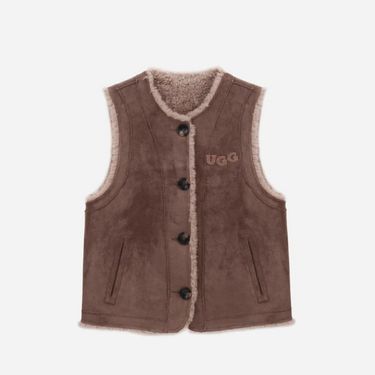 澳洲Ozlana UGG Log Reversible Shearling Vest OZ8004