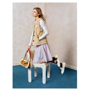 澳洲Ozlana UGG Log Reversible Shearling Vest OZ8004