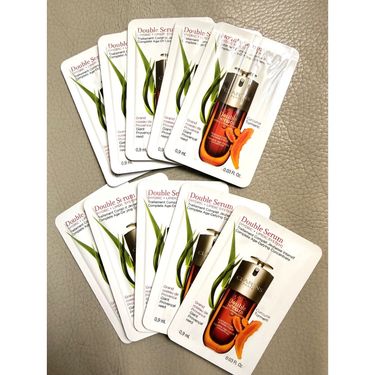 Clarins 皇牌賦活雙精華試用裝 0.9ml (1套10片)