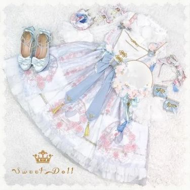 Sweet Doll 中華風芍藥兔 JSK SAX $400