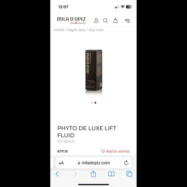 MILA D' OPIZ 肌時空逆轉精華 Phyto de Luxe Lift Fluid 50ml