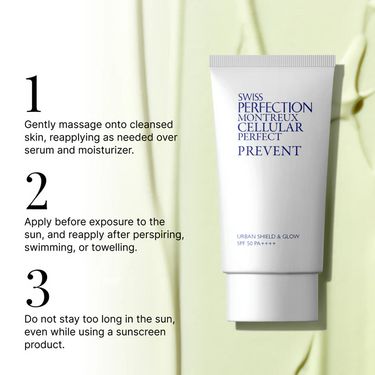 SWISS PERFECTION 活細胞高效防曬霜 Urban Shield & Glow SPF50 PA++++ 50ml
