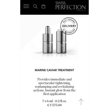 SWISS PERFECTION RS-28海洋魚子密集護理 RS-28 Marine Caviar Treatment 7枝x6ml@