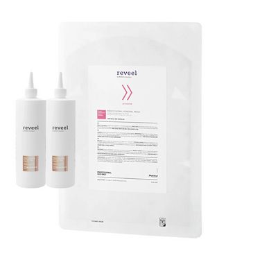 REVEEL 幹細胞骨膠原面膜 Professional Renewal Mask  20pcs + 膠原蛋白面膜激活液 Professional Activating Fluid 500ml 2pcs (院裝Salon Size)