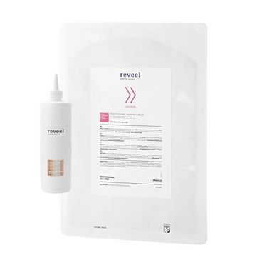 REVEEL 幹細胞骨膠原面膜 Professional Renewal Mask 10pcs + 膠原蛋白面膜激活液 Professional Activating Fluid 500ml 1pc (院裝Salon Size)