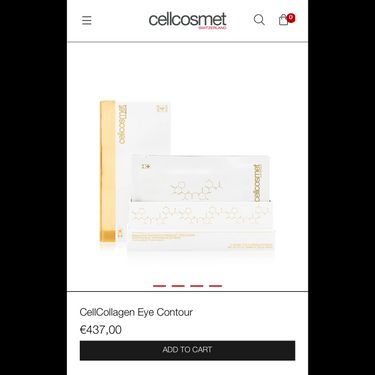 CELLCOSMET 活力膠原蛋白眼膜 Cellcollagen Eye Contour Mask 5pcs