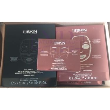 111 SKIN 玫瑰金時空修復亮白凝膠面膜 Rose Gold Brightening Facial Treatment Mask 5片
