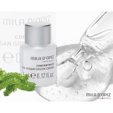 MILA D' OPIZ 綠魚子海藻保濕舒敏精華 The Vegan Green Caviar Concentrate 10x5ml@ (院裝Salon Size)