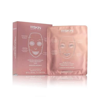 111 SKIN 玫瑰金時空修復亮白凝膠面膜 Rose Gold Brightening Facial Treatment Mask 5片