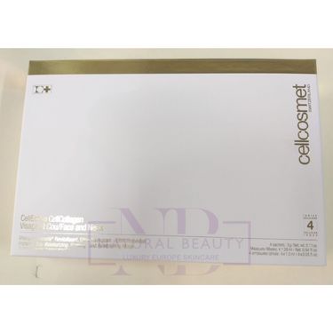 CELLCOSMET 金裝賦顏膠原活力面頸膜 4pcs + 4x1.5ml@