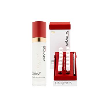CELLCOSMET 白皙彈力膠原套裝（煥顏白皙精華液 Ultra Brightening Elasto-Collagen-XT 12x1,5ml@ + 煥顏白皙面霜 Brightener-XT 50ml)