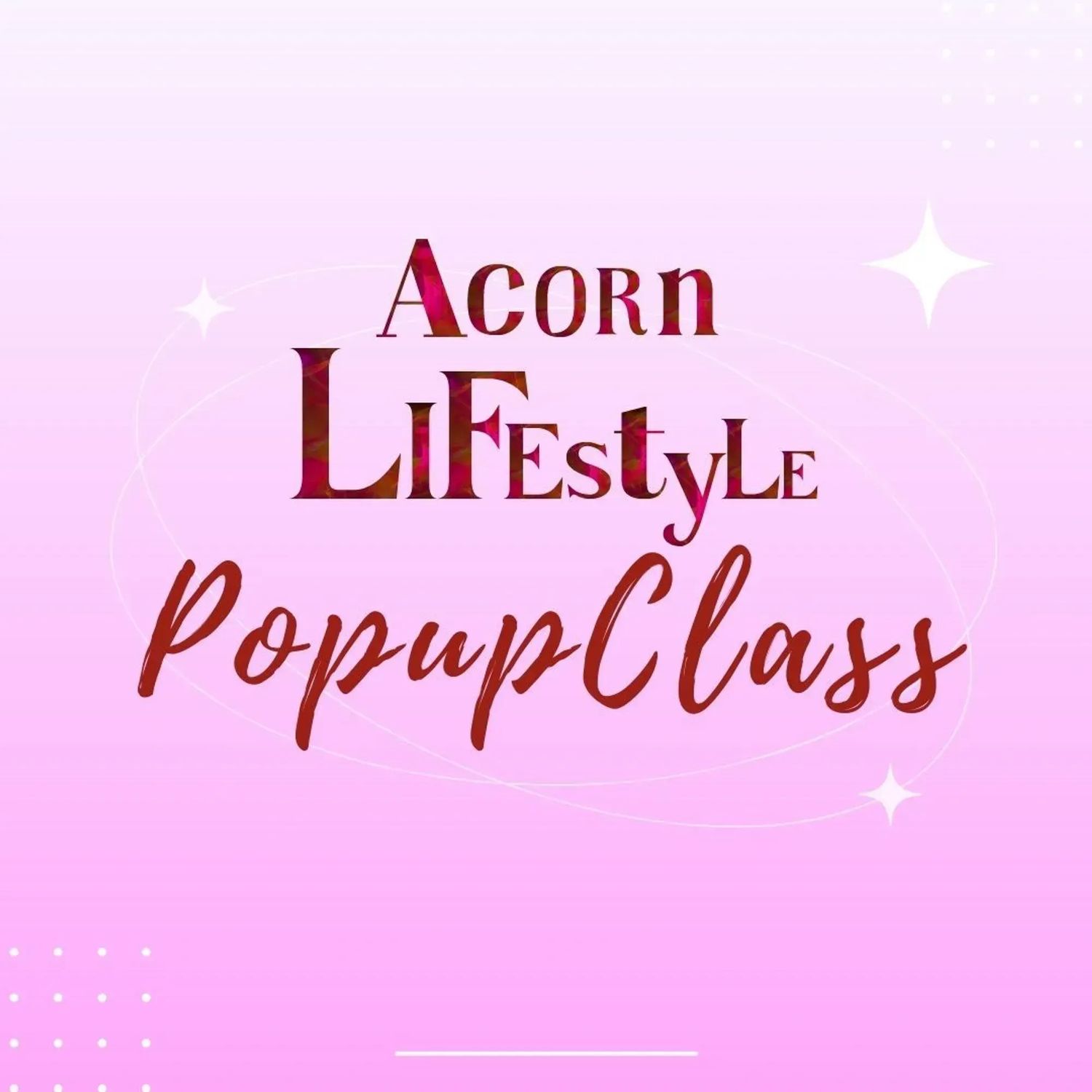 Pop Up Class