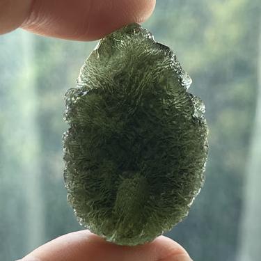#捷克隕石   #Moldavite 重量：14.96克