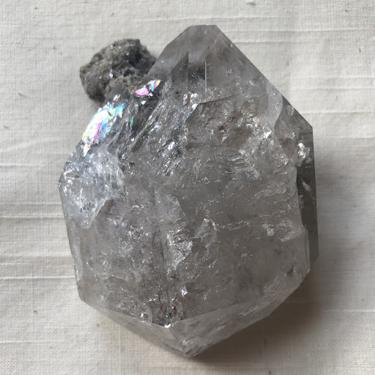#Herkimer Diamond Matrix with Rainbows