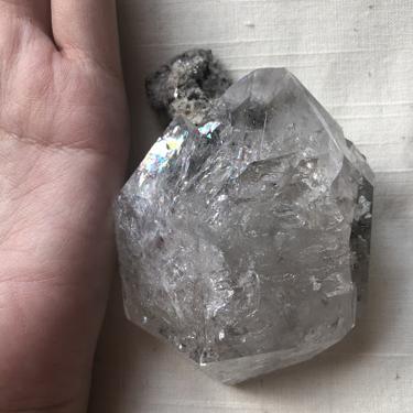 #Herkimer Diamond Matrix with Rainbows