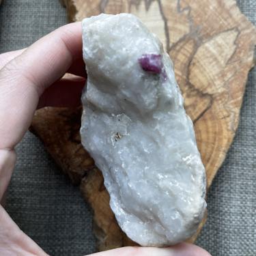 Ruby with calcite