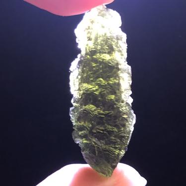 #Moldavite #捷克隕石 原石 重量：16.92克