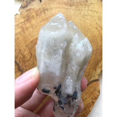 Skeletal Elestial Candle Twin QUARTZ 114g