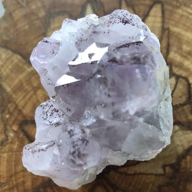 AMETHYST CRYSTAL CLUSTER HEMATITE INCLUSIONS