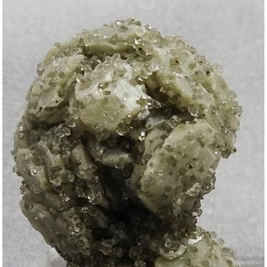 Calcite sprinkled with sugary Quartz