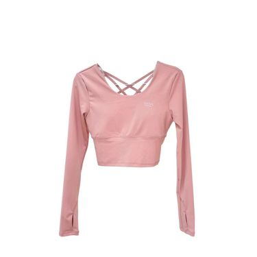 Moonlight Cover Long Sleeve Bra Top 長袖美胸修腰交叉上衣   (附胸墊不移位)