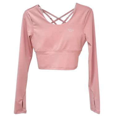 Moonlight Cover Long Sleeve Bra Top 長袖美胸修腰交叉上衣   (附胸墊不移位)