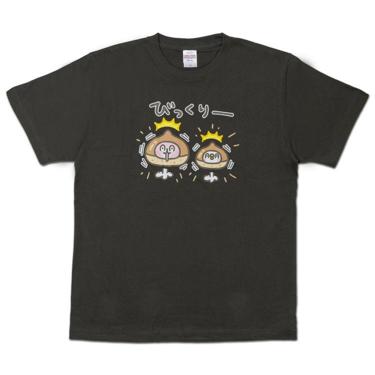 【日本官網限定】栗子Tshirt (M 碼）（白/黑）