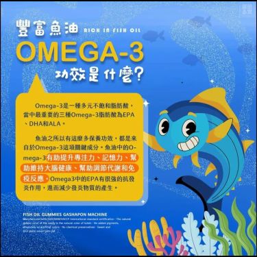 台灣生醫嚴選 魚油軟糖扭蛋機