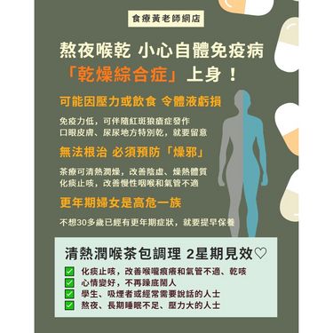 一星期即沖清熱潤喉茶 (需訂購兩份或以上)
